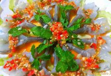 แซ่บเรียกพี่ อาหาร กับแกล้ม กุ้งแช่น้ำปลา